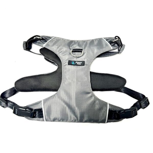 Gray Classic Air Mesh Dog Harness