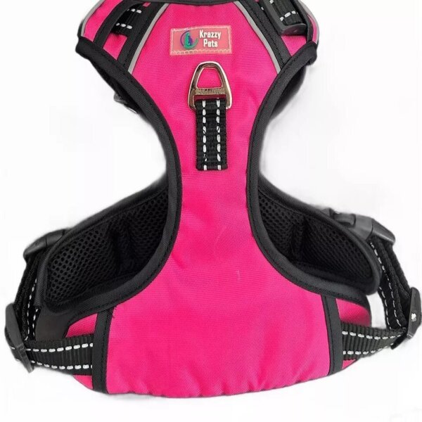 Easy Control Soft Padding Dog Harness – Pink