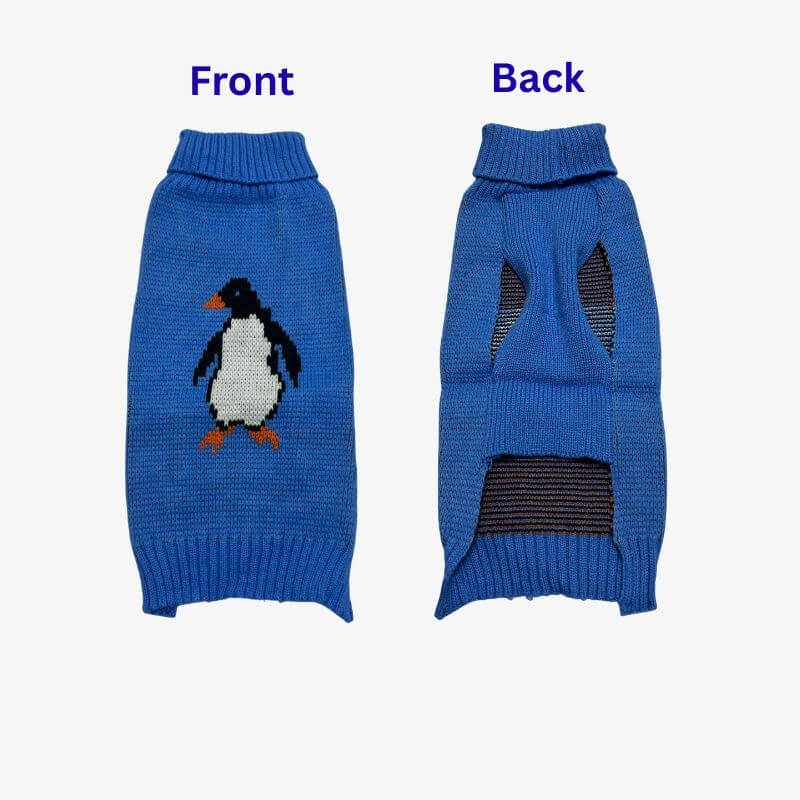Buy Penguin Print Dog Sweater